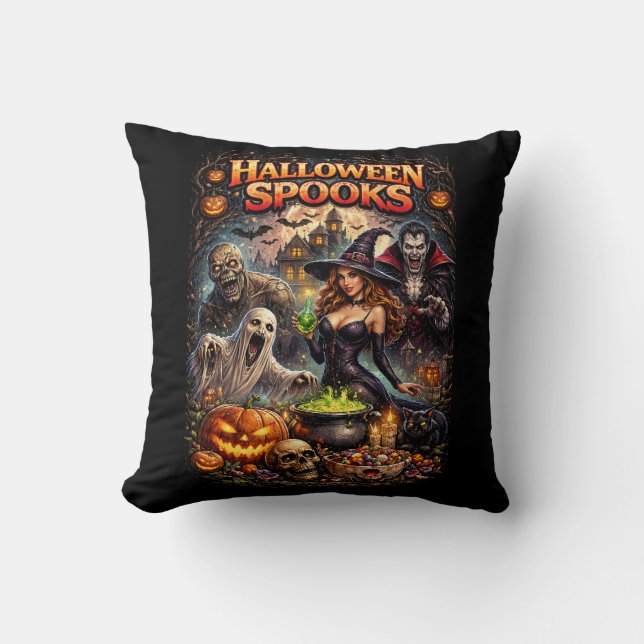 Coussin Halloween Spooks (Recto)