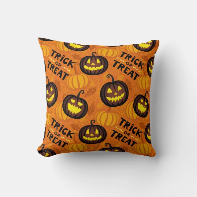 Coussin Halloween Trick ou Treat Thlow Pillow (Recto)