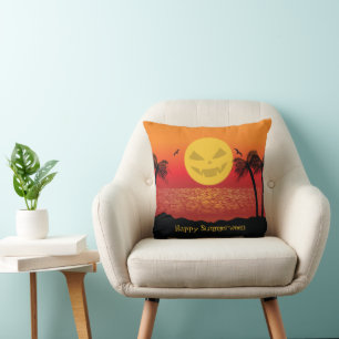 Coussin Halloween tropical