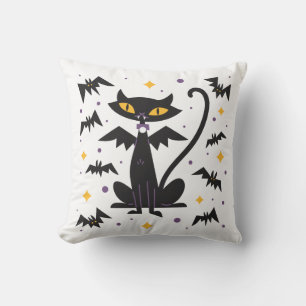Coussin Halloween Vampire Cat