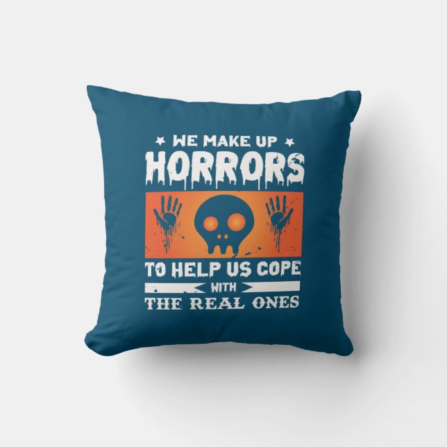 Coussin Halloween We Make up Horrors (Recto)