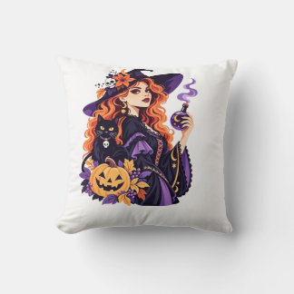 Coussin Halloween witch