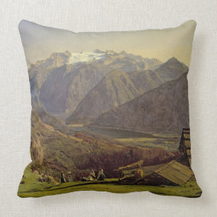 Coussin Hallstatter-Voyez (huile sur la toile)