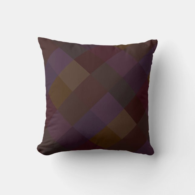 Coussin HAMbyWG - Pilote 16x16 - Palette Brown (Recto)