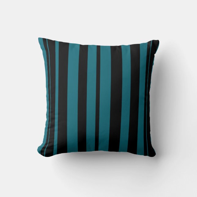 Coussin HAMbyWG Turquoises et noirs (Recto)