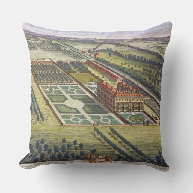 Coussin Hamstead Marshall dans le comté de l'engra de (Recto)