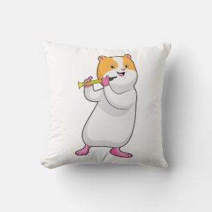 Coussin Hamster à Musique avec Flûte