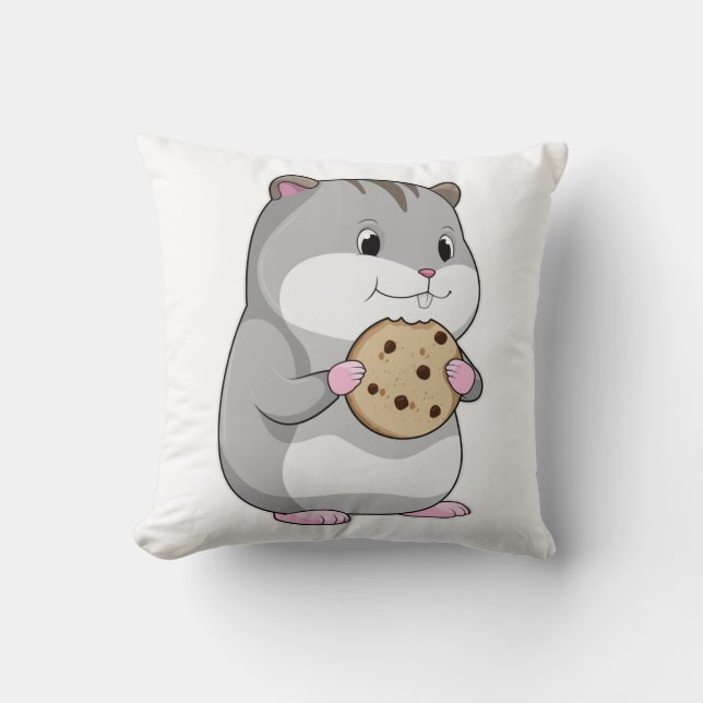 Coussin Hamster avec Cookie (Recto)