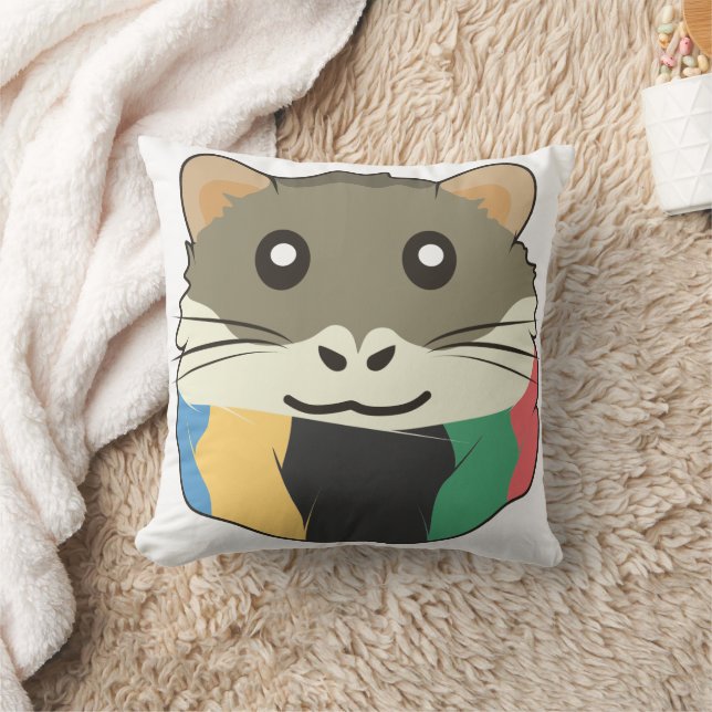 Coussin Hamster joyeux et léger (Couverture)