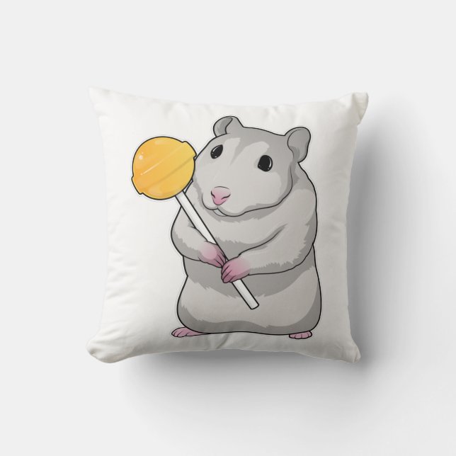 Coussin Hamster Lollipop (Recto)