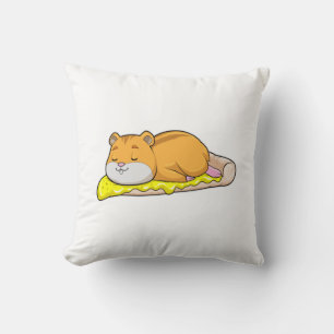 Coussin Hamster & Pizza au fromage