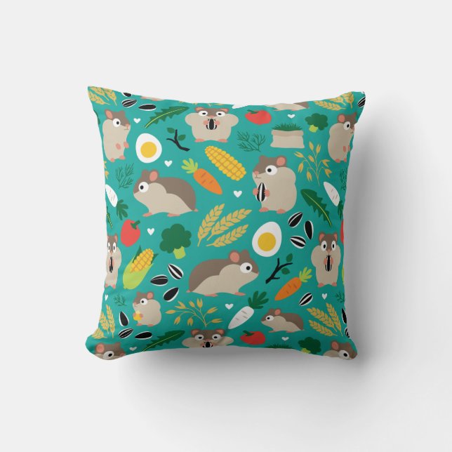 Coussin Hamsters Et Leurs Traitements (Recto)