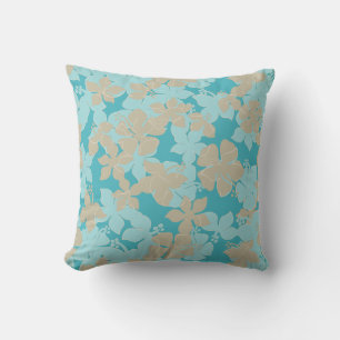 Coussin Hanalei Hawaii Hibiscus Camo Floral