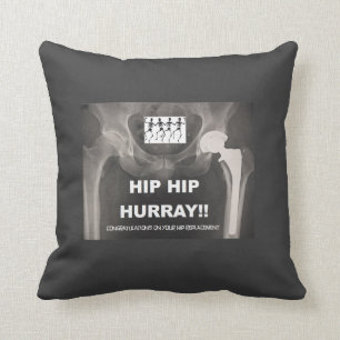 Coussin Hanche de hanche Hurray- Congrats sur le