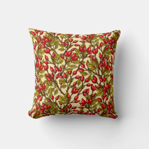Coussin hanches roses, rouge, vert, jaune