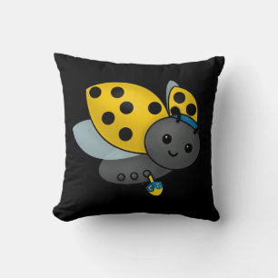 Coussin Hanoukka Ladybug