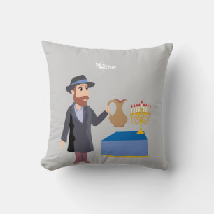 Coussin Hanoukka personnalisée mignonne