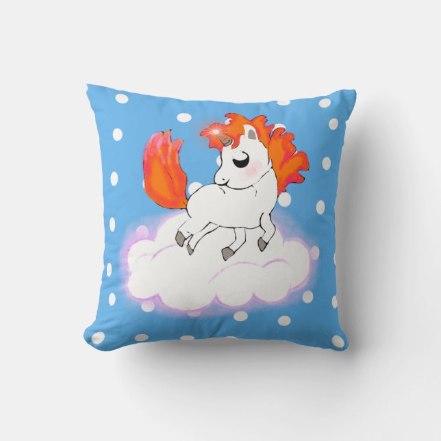 Coussin Happiness magic unicorn (Recto)