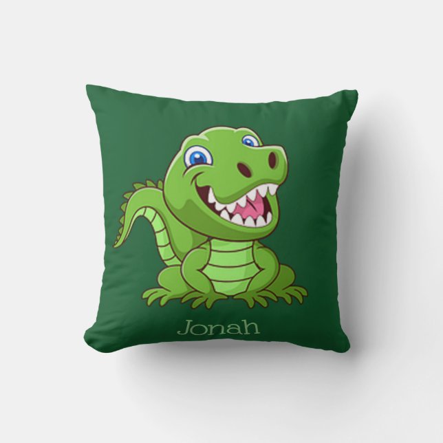 Coussin Happy Baby T-Rex Dinosaur (Recto)