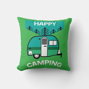 Coussin Happy Campers Caravaner Camper
