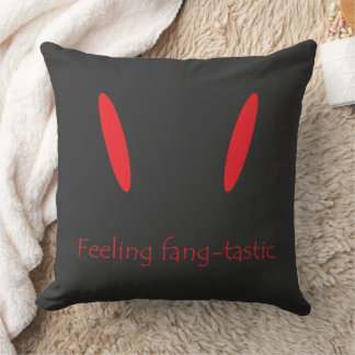 Coussin Happy Halloween effrayant vampire éffrayant