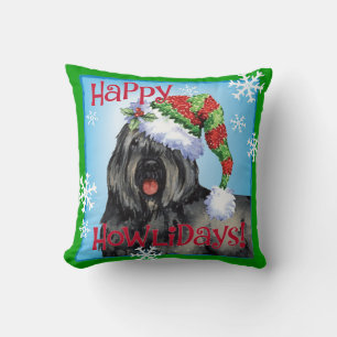 Coussin Happy Howliday Bouvier