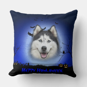 Coussin Happy Howloween Husky