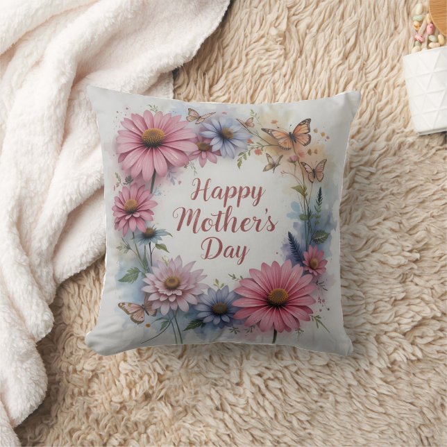 Coussin Happy Mother's Day Wildflowers (Couverture)