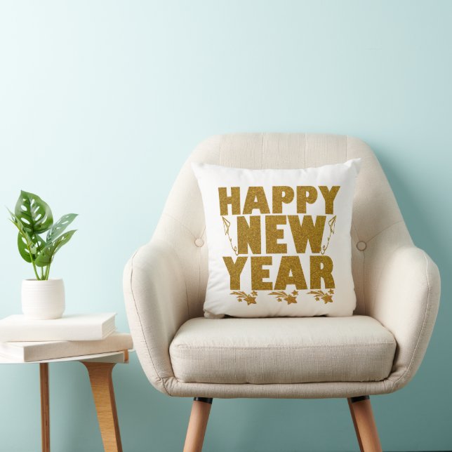 Coussin Happy New Year 2026 Matching Family NYE Party (Chaise)