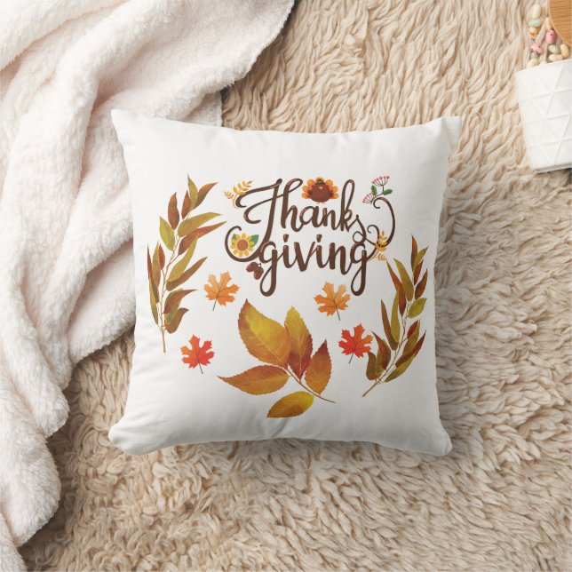 Coussin Happy Thanksgiving (Couverture)
