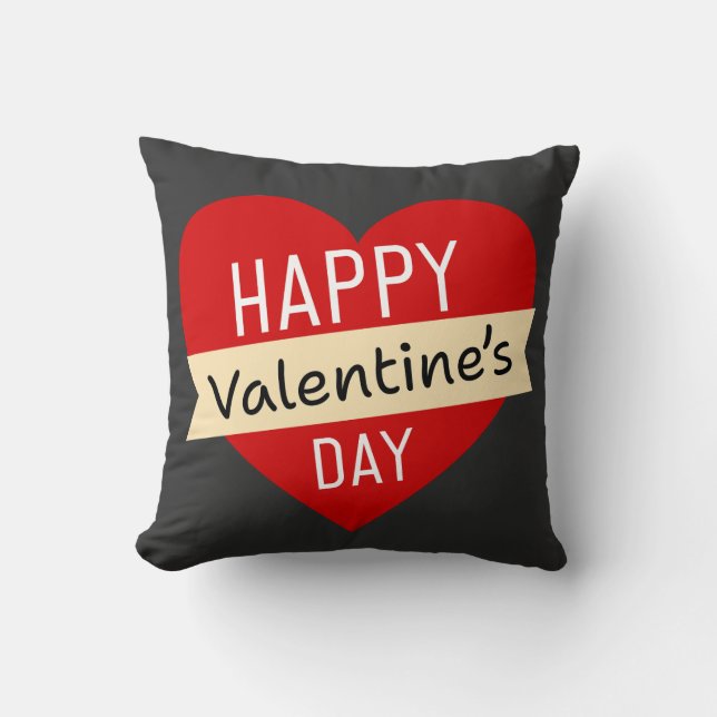 Coussin Happy Valentine’s Day – Cute Valentine Love (Recto)
