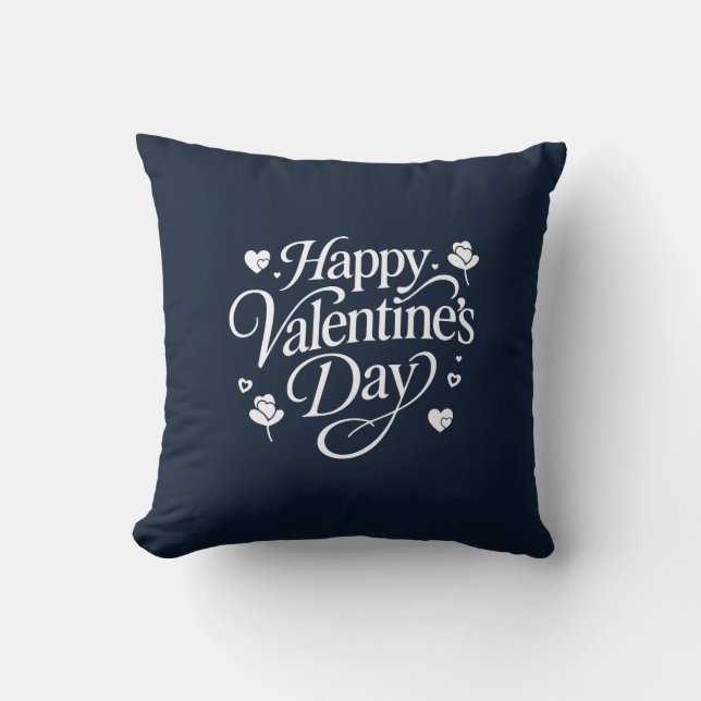 Coussin Happy Valentine's day  (Recto)