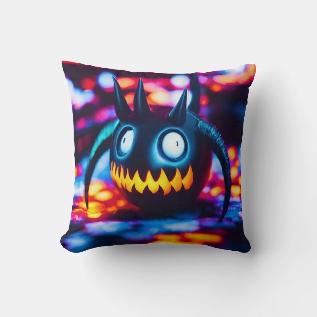 Coussin Haricot Halloween de Ken Gage (Recto)