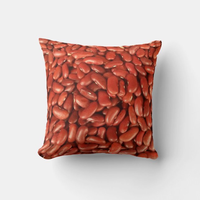 Coussin Haricots nains rouges (Recto)