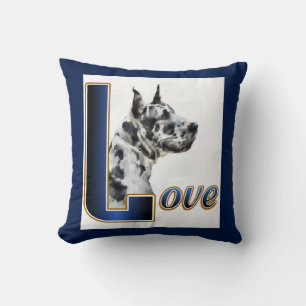Coussin Harlequin Great Dane Art Venin