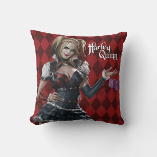 Coussin HARLEY QUINN™ Avec Dice Fuzzy