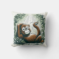 Harmonie de la jungle : inspirée par l'Orangoutan
