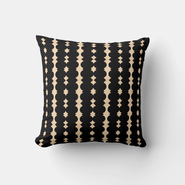 Coussin Harmonie d'ébène (Recto)