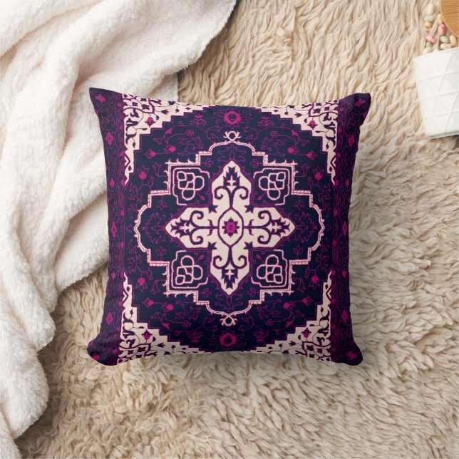 Coussin Harmonie Florale Bohème Oriental Marocain Elégance (Couverture)