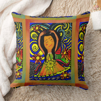 Coussin Harmonie Florale Vibrante : Une Danse Colorée de l