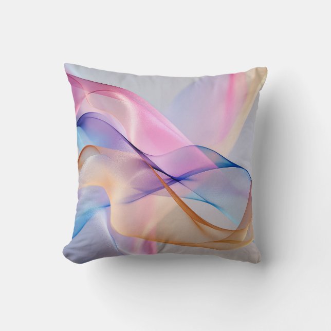 Coussin Harmonie fluide en mouvement (Recto)