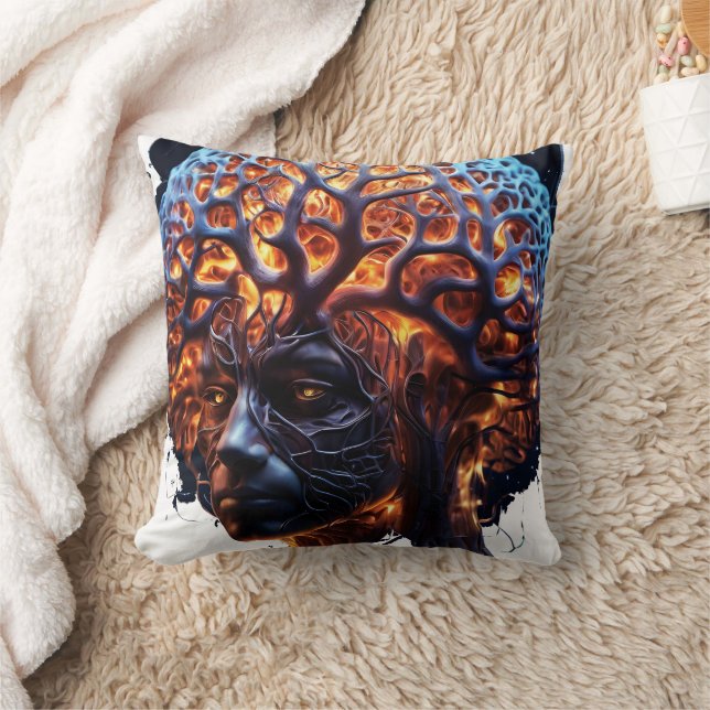 Coussin "Harmonie Neuronale : Une Vision de Clarté et de C (Couverture)