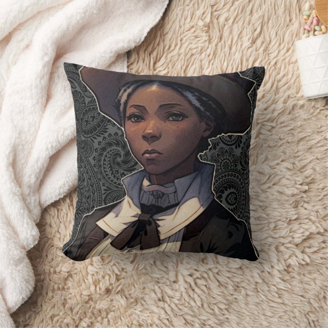 Coussin Harriet Tubman : (Couverture)