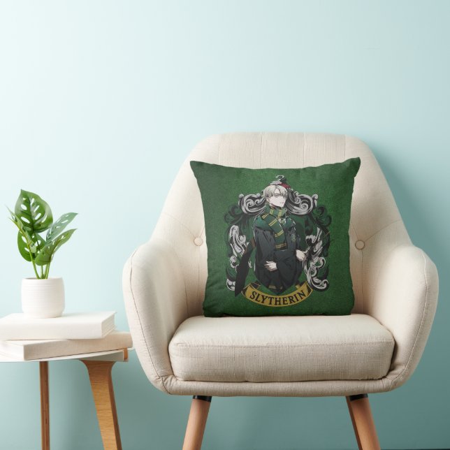 Coussin HARRY POTTER™ | Anime Blason de la Maison Draco Ma (Chaise)