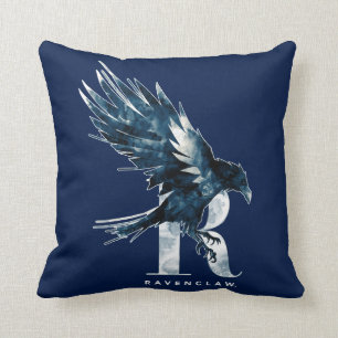 Coussin Harry Potter   Aquarelle RAVENCLAW™ Raven