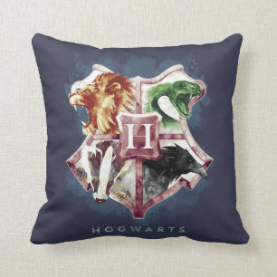 Coussin Harry Potter   Blason d'HOGWARTS™ Aquarelle