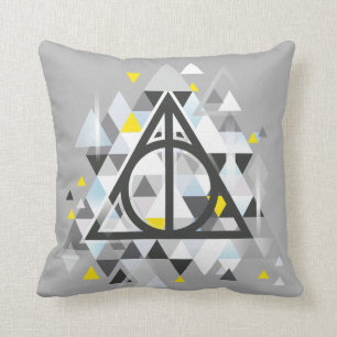 Coussin Harry Potter Geometric Deathly Hallows