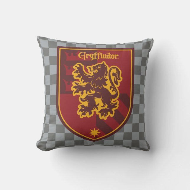 Coussin Harry Potter | Gryffindor House Pride Crest (Recto)