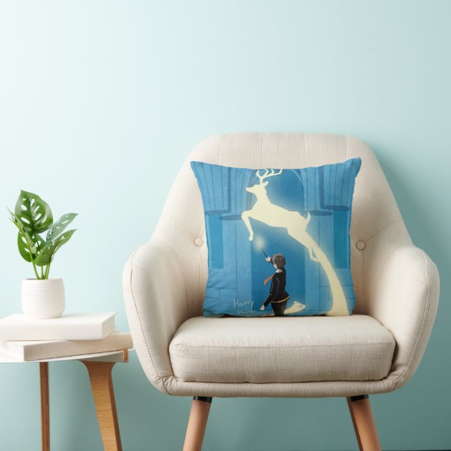 Coussin HARRY POTTER™ Peinture de Patronus (Chaise)
