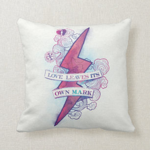 Coussin Harry Potter Spell   Love Leaves Its Own Mark